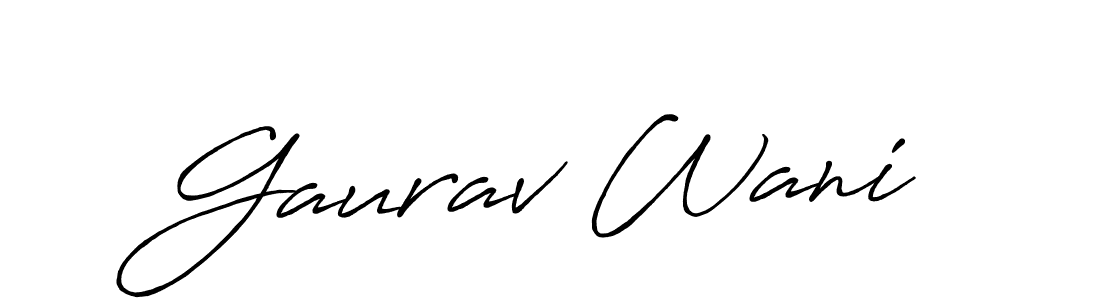 Similarly Antro_Vectra_Bolder is the best handwritten signature design. Signature creator online .You can use it as an online autograph creator for name Gaurav Wani. Gaurav Wani signature style 7 images and pictures png