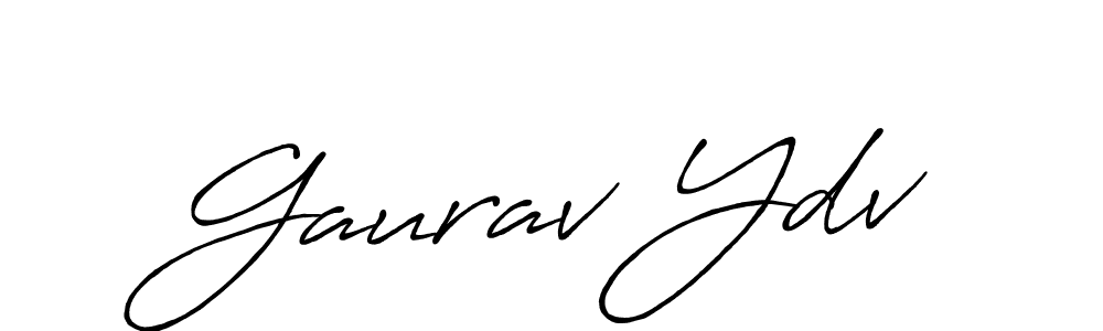 Make a beautiful signature design for name Gaurav Ydv. Use this online signature maker to create a handwritten signature for free. Gaurav Ydv signature style 7 images and pictures png