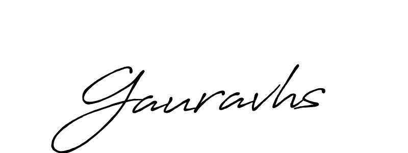 if you are searching for the best signature style for your name Gauravhs. so please give up your signature search. here we have designed multiple signature styles  using Antro_Vectra_Bolder. Gauravhs signature style 7 images and pictures png