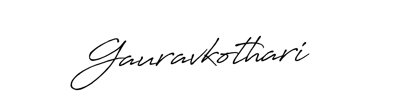 Also we have Gauravkothari name is the best signature style. Create professional handwritten signature collection using Antro_Vectra_Bolder autograph style. Gauravkothari signature style 7 images and pictures png