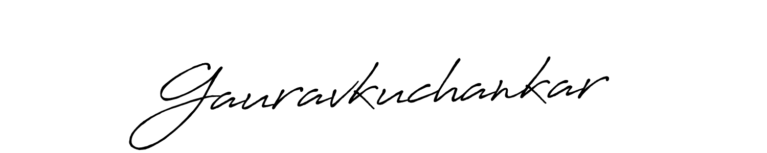 How to make Gauravkuchankar signature? Antro_Vectra_Bolder is a professional autograph style. Create handwritten signature for Gauravkuchankar name. Gauravkuchankar signature style 7 images and pictures png