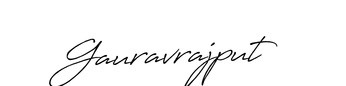 Gauravrajput stylish signature style. Best Handwritten Sign (Antro_Vectra_Bolder) for my name. Handwritten Signature Collection Ideas for my name Gauravrajput. Gauravrajput signature style 7 images and pictures png