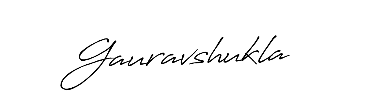 Design your own signature with our free online signature maker. With this signature software, you can create a handwritten (Antro_Vectra_Bolder) signature for name Gauravshukla. Gauravshukla signature style 7 images and pictures png