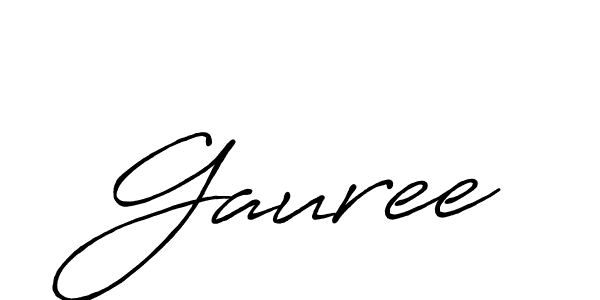 You should practise on your own different ways (Antro_Vectra_Bolder) to write your name (Gauree) in signature. don't let someone else do it for you. Gauree signature style 7 images and pictures png