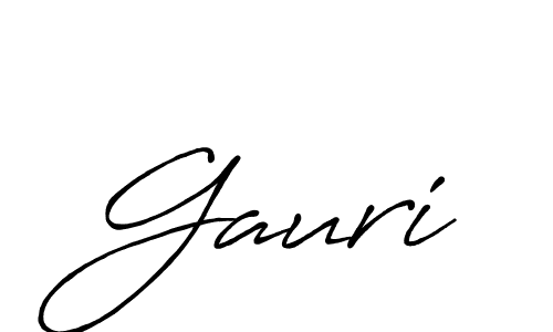 How to Draw Gauri signature style? Antro_Vectra_Bolder is a latest design signature styles for name Gauri. Gauri signature style 7 images and pictures png