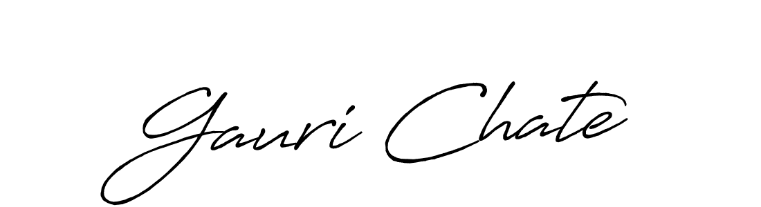 Antro_Vectra_Bolder is a professional signature style that is perfect for those who want to add a touch of class to their signature. It is also a great choice for those who want to make their signature more unique. Get Gauri Chate name to fancy signature for free. Gauri Chate signature style 7 images and pictures png