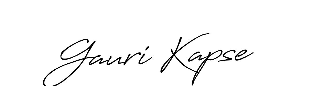 if you are searching for the best signature style for your name Gauri Kapse. so please give up your signature search. here we have designed multiple signature styles  using Antro_Vectra_Bolder. Gauri Kapse signature style 7 images and pictures png