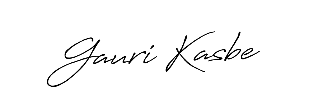 You should practise on your own different ways (Antro_Vectra_Bolder) to write your name (Gauri Kasbe) in signature. don't let someone else do it for you. Gauri Kasbe signature style 7 images and pictures png