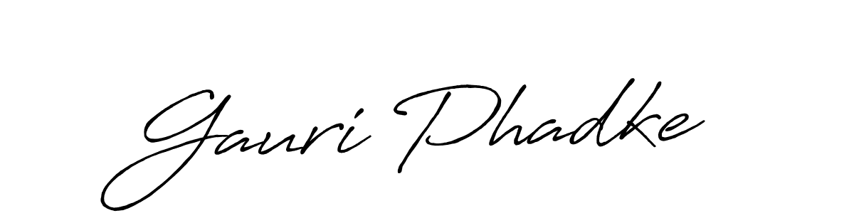 This is the best signature style for the Gauri Phadke name. Also you like these signature font (Antro_Vectra_Bolder). Mix name signature. Gauri Phadke signature style 7 images and pictures png