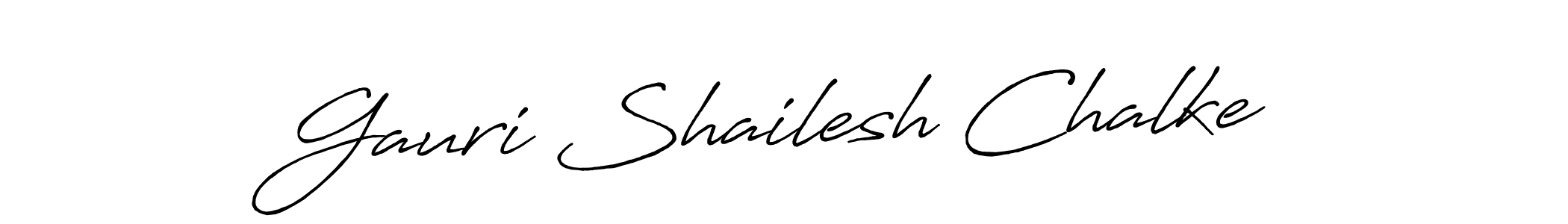 How to Draw Gauri Shailesh Chalke signature style? Antro_Vectra_Bolder is a latest design signature styles for name Gauri Shailesh Chalke. Gauri Shailesh Chalke signature style 7 images and pictures png