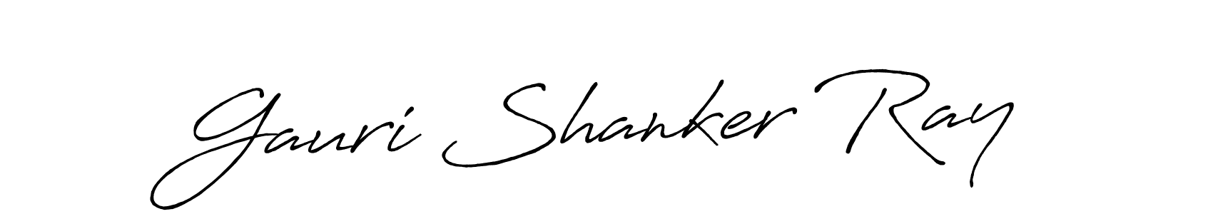 Also we have Gauri Shanker Ray name is the best signature style. Create professional handwritten signature collection using Antro_Vectra_Bolder autograph style. Gauri Shanker Ray signature style 7 images and pictures png