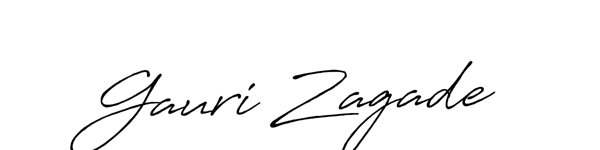 Here are the top 10 professional signature styles for the name Gauri Zagade. These are the best autograph styles you can use for your name. Gauri Zagade signature style 7 images and pictures png