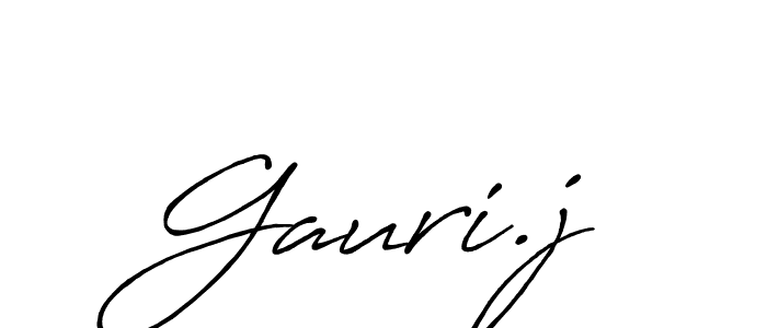 How to Draw Gauri.j signature style? Antro_Vectra_Bolder is a latest design signature styles for name Gauri.j. Gauri.j signature style 7 images and pictures png