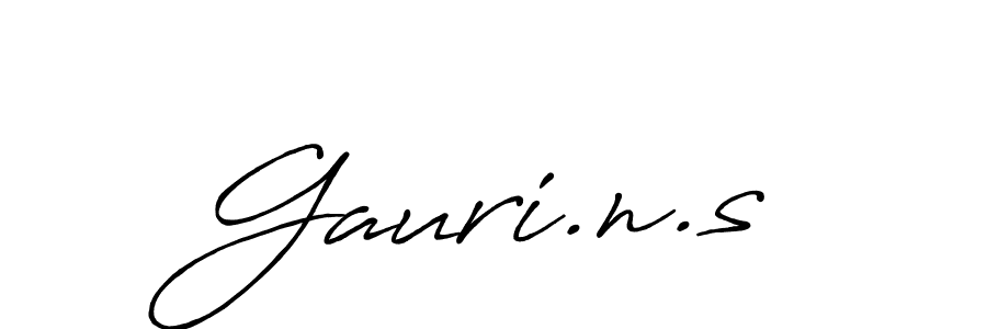 You can use this online signature creator to create a handwritten signature for the name Gauri.n.s. This is the best online autograph maker. Gauri.n.s signature style 7 images and pictures png