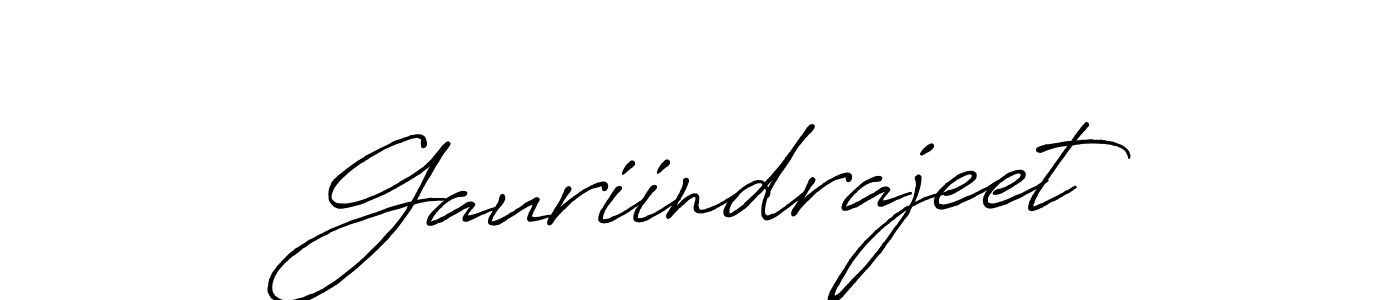 Make a short Gauriindrajeet signature style. Manage your documents anywhere anytime using Antro_Vectra_Bolder. Create and add eSignatures, submit forms, share and send files easily. Gauriindrajeet signature style 7 images and pictures png