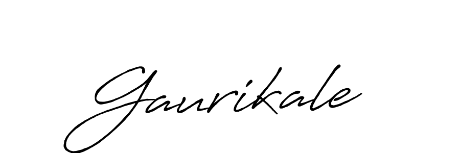 Create a beautiful signature design for name Gaurikale. With this signature (Antro_Vectra_Bolder) fonts, you can make a handwritten signature for free. Gaurikale signature style 7 images and pictures png