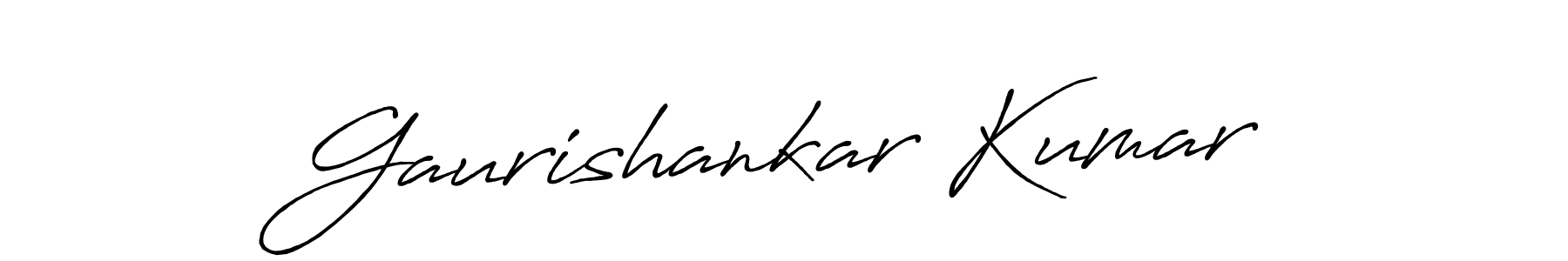 You should practise on your own different ways (Antro_Vectra_Bolder) to write your name (Gaurishankar Kumar) in signature. don't let someone else do it for you. Gaurishankar Kumar signature style 7 images and pictures png