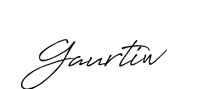 How to Draw Gaurtiw signature style? Antro_Vectra_Bolder is a latest design signature styles for name Gaurtiw. Gaurtiw signature style 7 images and pictures png