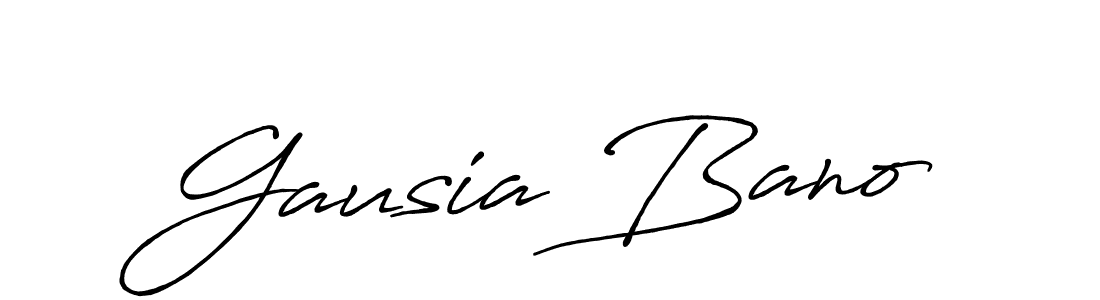 Also You can easily find your signature by using the search form. We will create Gausia Bano name handwritten signature images for you free of cost using Antro_Vectra_Bolder sign style. Gausia Bano signature style 7 images and pictures png