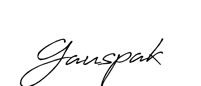 Gauspak stylish signature style. Best Handwritten Sign (Antro_Vectra_Bolder) for my name. Handwritten Signature Collection Ideas for my name Gauspak. Gauspak signature style 7 images and pictures png