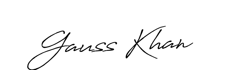 Make a short Gauss Khan signature style. Manage your documents anywhere anytime using Antro_Vectra_Bolder. Create and add eSignatures, submit forms, share and send files easily. Gauss Khan signature style 7 images and pictures png