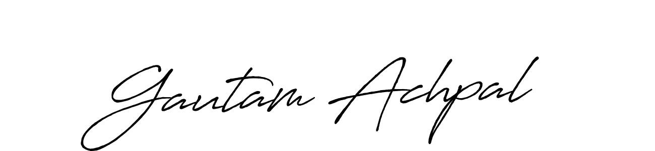 You can use this online signature creator to create a handwritten signature for the name Gautam Achpal. This is the best online autograph maker. Gautam Achpal signature style 7 images and pictures png