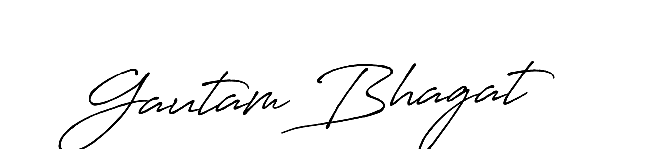 Similarly Antro_Vectra_Bolder is the best handwritten signature design. Signature creator online .You can use it as an online autograph creator for name Gautam Bhagat. Gautam Bhagat signature style 7 images and pictures png