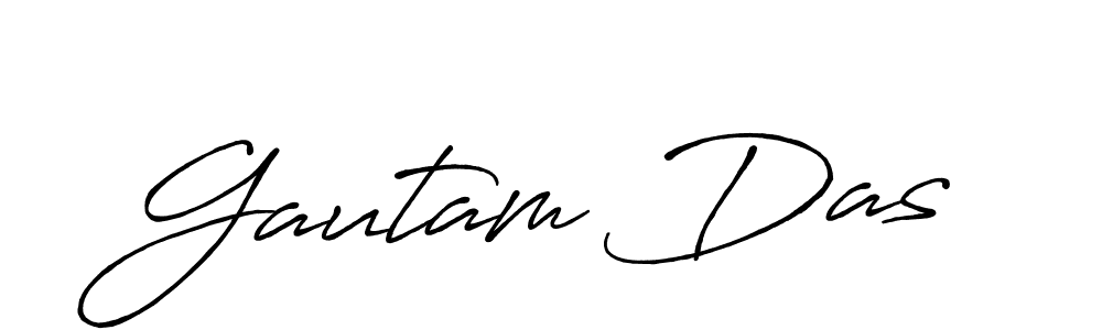 Design your own signature with our free online signature maker. With this signature software, you can create a handwritten (Antro_Vectra_Bolder) signature for name Gautam Das. Gautam Das signature style 7 images and pictures png