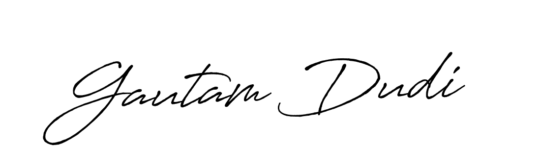 You can use this online signature creator to create a handwritten signature for the name Gautam Dudi. This is the best online autograph maker. Gautam Dudi signature style 7 images and pictures png