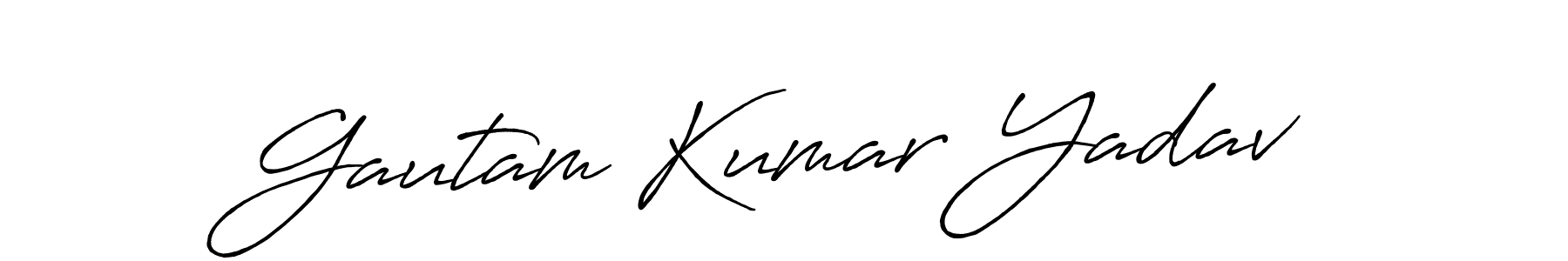 Make a beautiful signature design for name Gautam Kumar Yadav. Use this online signature maker to create a handwritten signature for free. Gautam Kumar Yadav signature style 7 images and pictures png