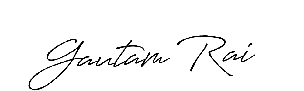 The best way (Antro_Vectra_Bolder) to make a short signature is to pick only two or three words in your name. The name Gautam Rai include a total of six letters. For converting this name. Gautam Rai signature style 7 images and pictures png