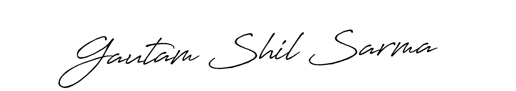 Make a beautiful signature design for name Gautam Shil Sarma. Use this online signature maker to create a handwritten signature for free. Gautam Shil Sarma signature style 7 images and pictures png