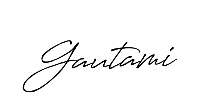 Use a signature maker to create a handwritten signature online. With this signature software, you can design (Antro_Vectra_Bolder) your own signature for name Gautami. Gautami signature style 7 images and pictures png
