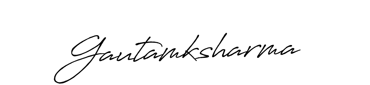 Make a beautiful signature design for name Gautamksharma. Use this online signature maker to create a handwritten signature for free. Gautamksharma signature style 7 images and pictures png