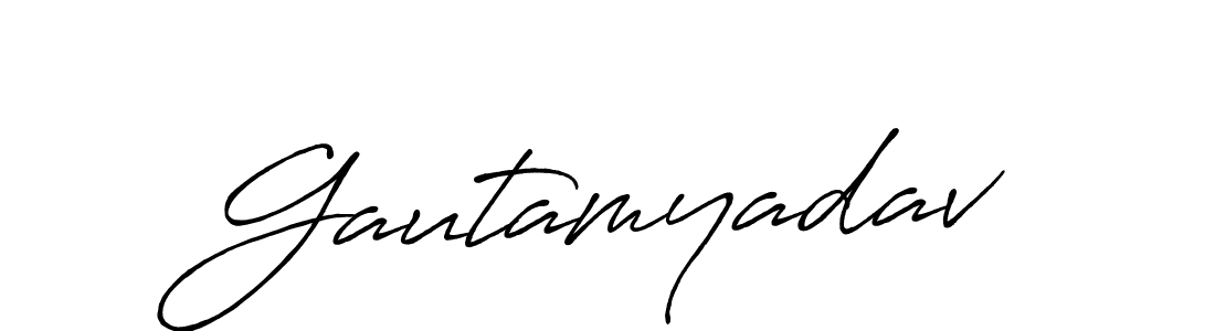 if you are searching for the best signature style for your name Gautamyadav. so please give up your signature search. here we have designed multiple signature styles  using Antro_Vectra_Bolder. Gautamyadav signature style 7 images and pictures png