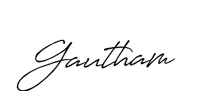 The best way (Antro_Vectra_Bolder) to make a short signature is to pick only two or three words in your name. The name Gautham include a total of six letters. For converting this name. Gautham signature style 7 images and pictures png