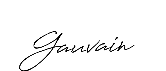 Also we have Gauvain name is the best signature style. Create professional handwritten signature collection using Antro_Vectra_Bolder autograph style. Gauvain signature style 7 images and pictures png