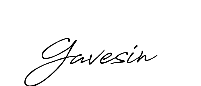 How to make Gavesin signature? Antro_Vectra_Bolder is a professional autograph style. Create handwritten signature for Gavesin name. Gavesin signature style 7 images and pictures png