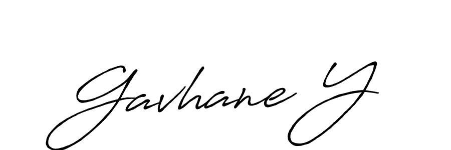 Also You can easily find your signature by using the search form. We will create Gavhane Y name handwritten signature images for you free of cost using Antro_Vectra_Bolder sign style. Gavhane Y signature style 7 images and pictures png