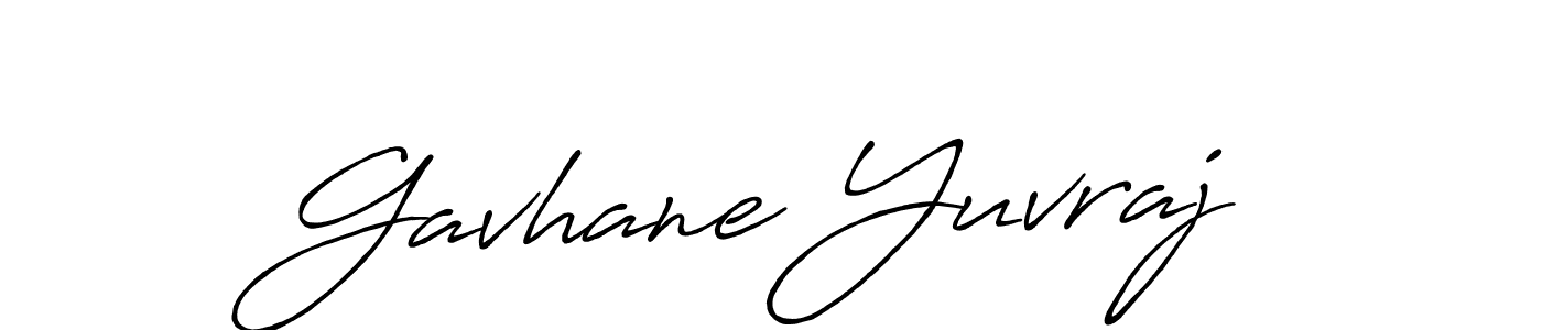 The best way (Antro_Vectra_Bolder) to make a short signature is to pick only two or three words in your name. The name Gavhane Yuvraj include a total of six letters. For converting this name. Gavhane Yuvraj signature style 7 images and pictures png