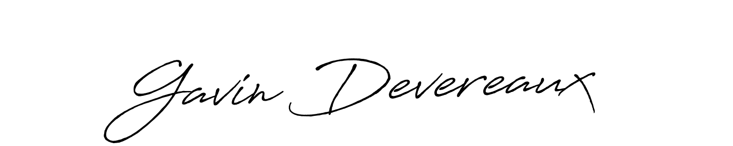 Use a signature maker to create a handwritten signature online. With this signature software, you can design (Antro_Vectra_Bolder) your own signature for name Gavin Devereaux. Gavin Devereaux signature style 7 images and pictures png