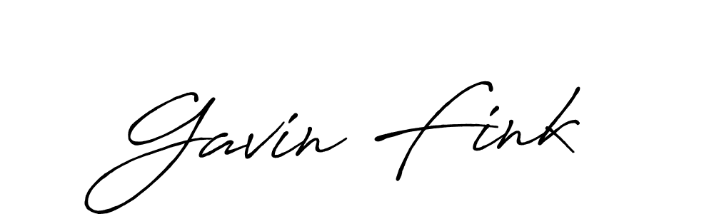 Design your own signature with our free online signature maker. With this signature software, you can create a handwritten (Antro_Vectra_Bolder) signature for name Gavin Fink. Gavin Fink signature style 7 images and pictures png