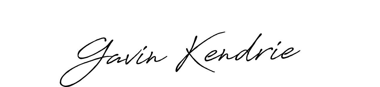 How to make Gavin Kendrie name signature. Use Antro_Vectra_Bolder style for creating short signs online. This is the latest handwritten sign. Gavin Kendrie signature style 7 images and pictures png