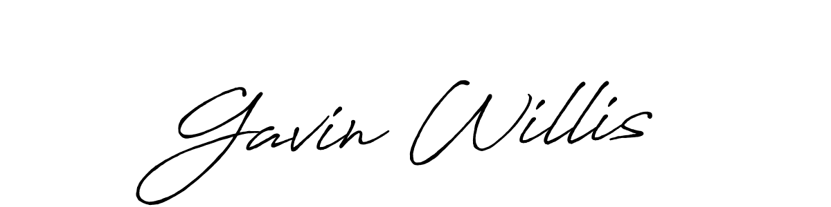 Make a beautiful signature design for name Gavin Willis. With this signature (Antro_Vectra_Bolder) style, you can create a handwritten signature for free. Gavin Willis signature style 7 images and pictures png