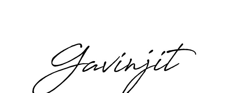 Also we have Gavinjit name is the best signature style. Create professional handwritten signature collection using Antro_Vectra_Bolder autograph style. Gavinjit signature style 7 images and pictures png
