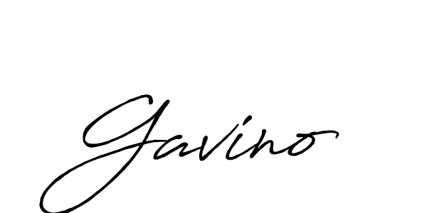 Also we have Gavino name is the best signature style. Create professional handwritten signature collection using Antro_Vectra_Bolder autograph style. Gavino signature style 7 images and pictures png