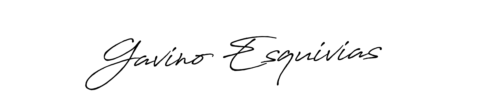 Also You can easily find your signature by using the search form. We will create Gavino Esquivias name handwritten signature images for you free of cost using Antro_Vectra_Bolder sign style. Gavino Esquivias signature style 7 images and pictures png