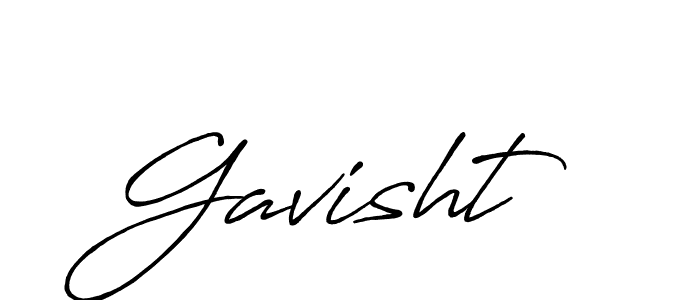 Design your own signature with our free online signature maker. With this signature software, you can create a handwritten (Antro_Vectra_Bolder) signature for name Gavisht. Gavisht signature style 7 images and pictures png