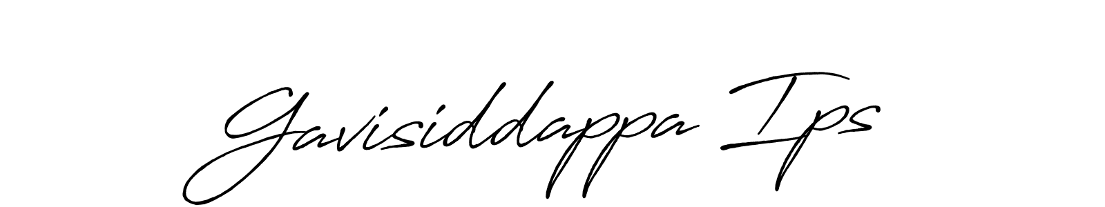 Make a beautiful signature design for name Gavisiddappa Ips. Use this online signature maker to create a handwritten signature for free. Gavisiddappa Ips signature style 7 images and pictures png