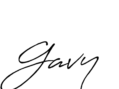 How to make Gavy signature? Antro_Vectra_Bolder is a professional autograph style. Create handwritten signature for Gavy name. Gavy signature style 7 images and pictures png